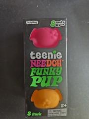 NeeDoh Teenie Funky Pup 3 Pack Neon Squishy Fidget Stress Toy 🔥Hot Random Color