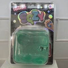 SUNNY DAYS SQZY Lightup Squishy Toy New In Box LARGE CUBE green 💚