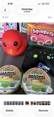 Sunny Days Jumbo Squeezy Peach Squishy Toy Stress Relief Sensory Fidget NEW