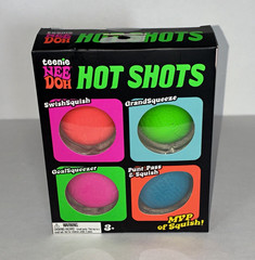Needoh Teenie Hot Shots Tactile Squeeze Toy Set 4 Pack Multicolor Ages 3-4