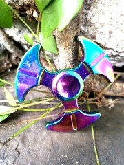 Rainbow Fidget Spinner Boy Girl Adults Kids Toys ADHD EDC All Metal GOOD SPIN😎