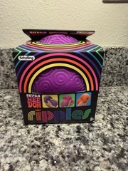 Super NeeDoh Ripples Purple XL Textured Nee Doh Ball Giant Squishy Sensory Toy