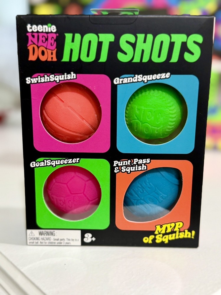 NEW Schylling Teenie Nee Doh Hot Shots Assorted Colors Rare Needoh Authentic 🔥
