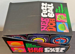 (Case of 12)Needoh Fuzz Ball Velvet Squeeze Squishy Squeeze Toy Nee Doh Fuzzball