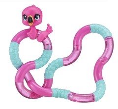 Ɣ ZURU TANGLE PETS🦩 ●LINKY THE FLAMINGO● 🦩 Pick It Up, Twist It, Tangle It!