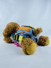 Sensory Fidget Dog Plush Golden Doodle Multiple Activities Weighted 13” Puppy