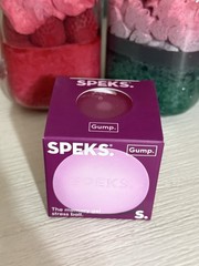 Speks Pink Moon Jelly Gump Stress Ball Silky Memory Gel Squishy Like NeeDoh NEW