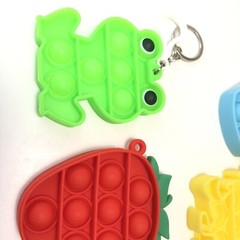 Bubble Pop Stress Relief Toy Lot Sensory Squishy Kitty Heart Cupcake Frog