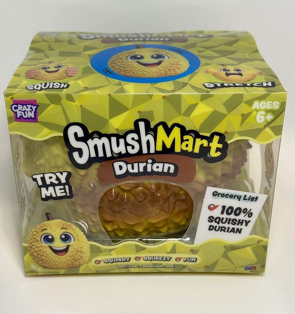 NEW Crazy Fun Smush Mart XL Durian SEALED
