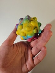 1pcs Antistress Cube Rainbow Ball Decompression Squeeze Elastic Ball New
