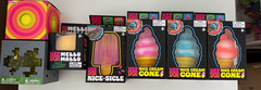 Schylling NeeDoh Yellow Bundle Nice Cream trio Minecraft Jelly Mello Mallo+