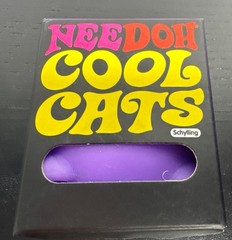 NeeDoh Cool Cats Purple Color Changing Squishy Fidget Stress Toy Rare