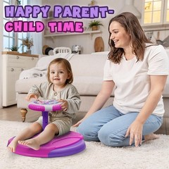 Unicorn Sit and Spin Toys for Toddlers Girls, 360° Toddler Spinning Seat wi