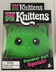 RARE-UNRELEASED Holiday NeeDoh Knittens GREEN!