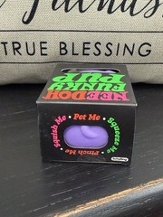 NIB Sealed Needoh Funky Pup Purple – Squishy Stress Relief Toy Schylling