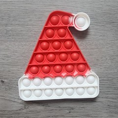 Santa Hat Children’s Fidget Toy Circle Popper Sensory Activity Christmas Holiday