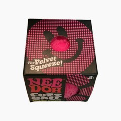 NeeDoh Fuzz Ball Flower Power Pink Tactile Squeeze Toy MPN 26042HY