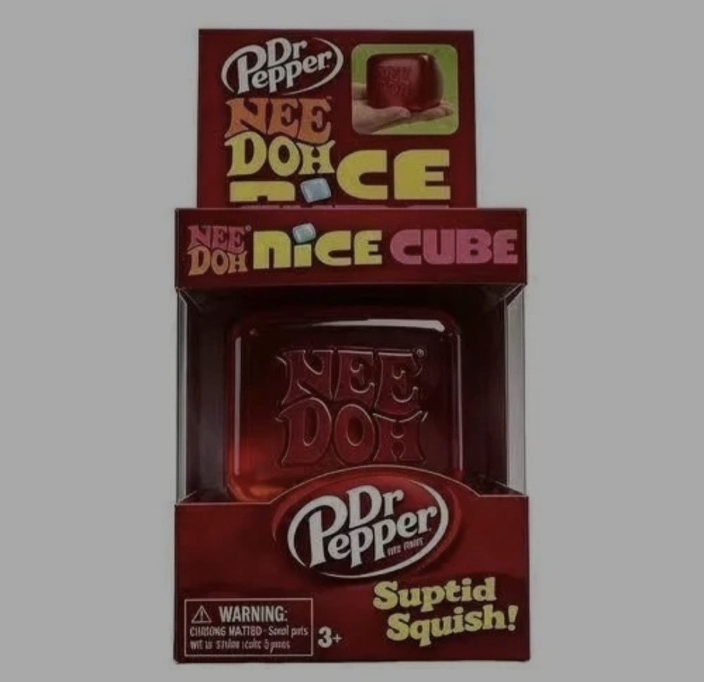NeeDoh Nice Cube Soft Squishy Sensory Fidget Stress Relief Toy
