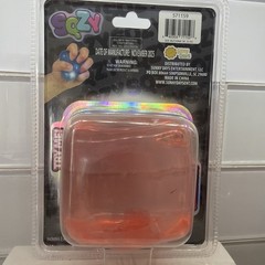 SUNNY DAYS SQZY Lightup Squishy Toy New LARGE CUBE Orange 🧡 viral fidget