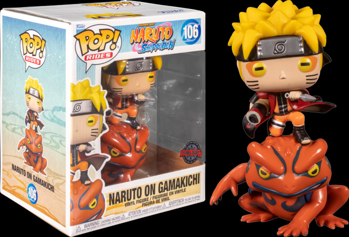 Funko Pop Naruto 6″ : Naruto on Gamakichi #106 Vinyl Figure