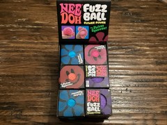 12 Nee Doh NeeDoh FUZZ BALL Flower Power Velvet Squishy Toy Stress Ball Full Box