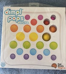 Fat Brain Toy Co. Dimpl Pops Deluxe Tactile Sensory Toy Multicolor Silicone