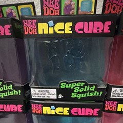 Schylling Nee Doh Nice Cube Super Solid Purple,Blue,Pink Lot of 20