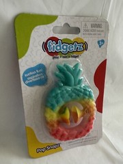 Fidgetz Pop Snapz Compact/Small Sensory Tactile, Auditory Toy Pineapple