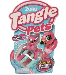 Ɣ ZURU TANGLE PETS🦩 ●LINKY THE FLAMINGO● 🦩 Pick It Up, Twist It, Tangle It!