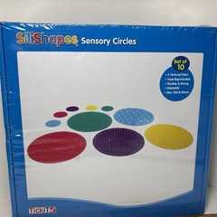 NEW in Box SiliShapes Sensory Circles Silicone Textured Discs