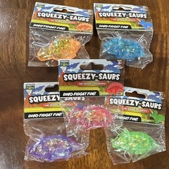 RMS Squeezy-Saurs Mini Squishy Dinosaur Fidget Squeeze Toy Multicolor Ages 3+