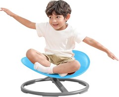 BABAMU Autism Children’s Rotating Chair, Children’s Sensory RotatingChair,(Blue)