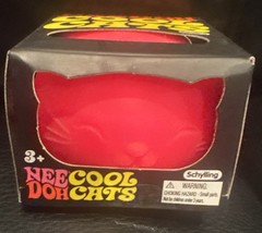 NEW NeeDoh Cool Cats Pink Squishy Stress Ball Fidget Toy Authentic Sensory