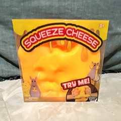 Sunny Days Entertainment Squeeze Cheese Tactile Squeeze Toy
