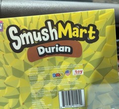 Rare NEW RMS SmushMart Durian 100% Squishy Squeeze Toy, Yellow, MPN 9256070