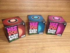 Lot of 3 Needoh FUZZ BALL Nee Doh Squishy NEE-DOH Fuzzball AUTHENTIC US Squeeze