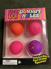 Nee Doh Dohnut Holes Stress Balls Sensory Play Toy for Kids