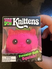 Brand New NeeDoh Smitten Knittens Sweater-Soft Squish (Pink) (not released yet)