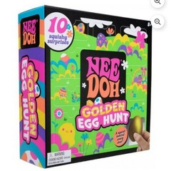 Rare! NeeDoh Easter Golden Egg Hunt Mystery 10-Pack (10 SquishySurprises!) NEW