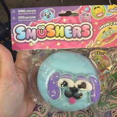 Smushers Squishy Blue Puppy Dog Authentic Orb Curiosities