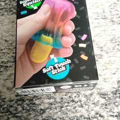 Nee Doh Nice-Sicle Super Solid Squish Soft Touch Stick Purple/Pink/Blue/Yellow