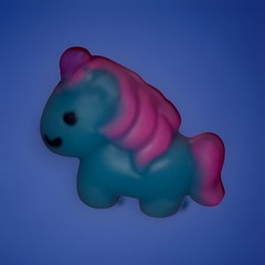 Jaru Toys Squeesh Yum Jiggly Gummy Feel Stretchy Blue Unicorn Sensory Toy