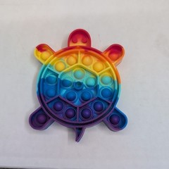Poppit Turtle Sensory Toy – Rainbow Colorful Bubble Pop It Fidget Toys