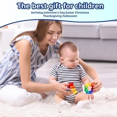 Beaded Stress Relief Ball Fidget Toy for Adults Kids Autism ADHD Anxiety Calm