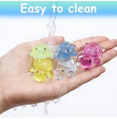 Therapy Shoppe Tiny Squishy Squeeze Turtles 6 Piece 1” Fidget Stress MADE IN USA