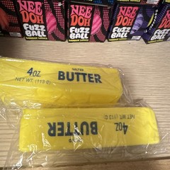 10 Nee Doh Fuzz Ball, 24 day Surprises Advent Calendar + 4oz Butter Squish Free