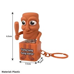 Tung Tung Tung Sahur Figurine Models Model Anime Action Figures LED Light GN