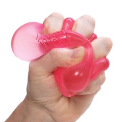 Schylling NeeDoh Nice Cube PINK Sensory Squeeze Toy with Super Solid Squish