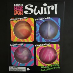 Nee Doh Teenie Swirl 4 Pack, Lot of 6. 100% Authentic. Same day ship new