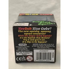 Nee Doh Nice Cube Super Solid Squish – Blue NIB SEALED